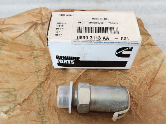 NEW OEM Mopar Fuel Injector Pressure Relief Valve 05093113AA Ram 2500 5.9L 03-09