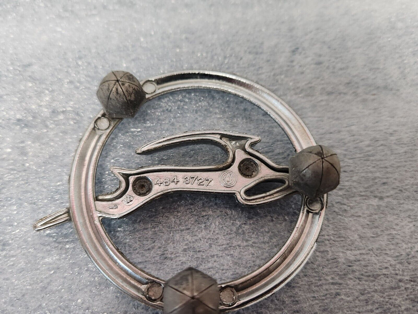 1962 Chevy Impala Rear Quarter Panel Emblems Scripts Deer Set Of 4 OEM GM