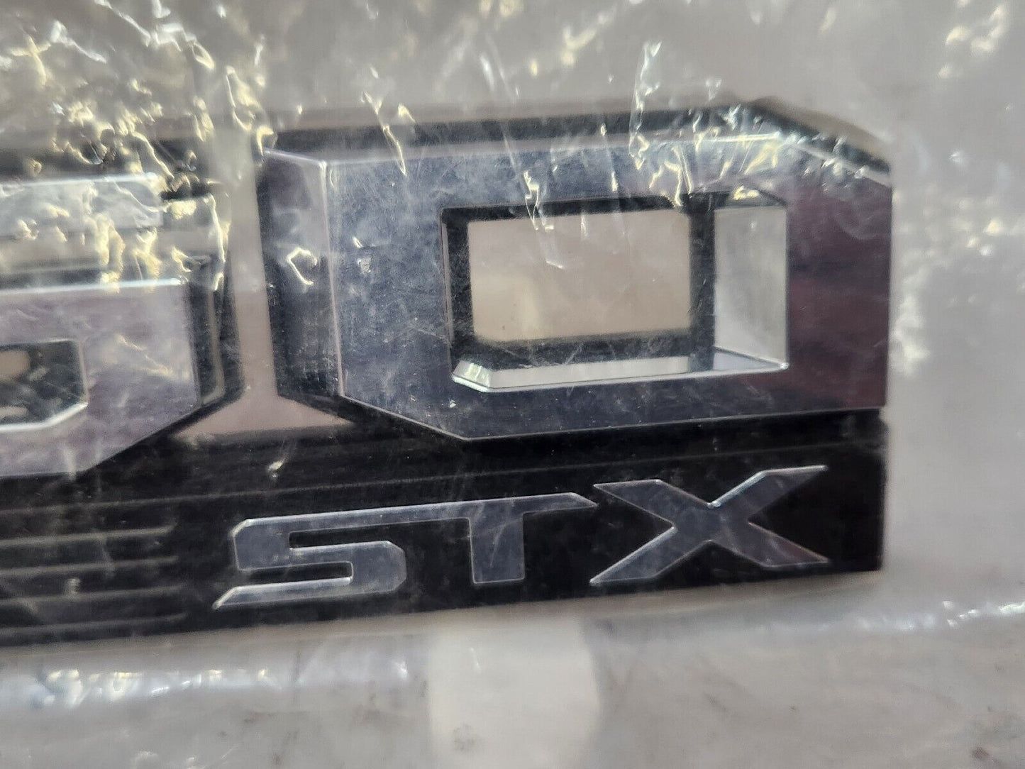 NEW OEM 2018 - 2020 Ford F150 STX Nameplate Emblem LH Driver Side chrome & black