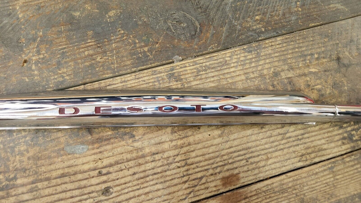 1947 CHRYSLER DESOTO DASH UPPER DESOTO DASH TRIM - MOUNTS OVER SPEAKER COVER