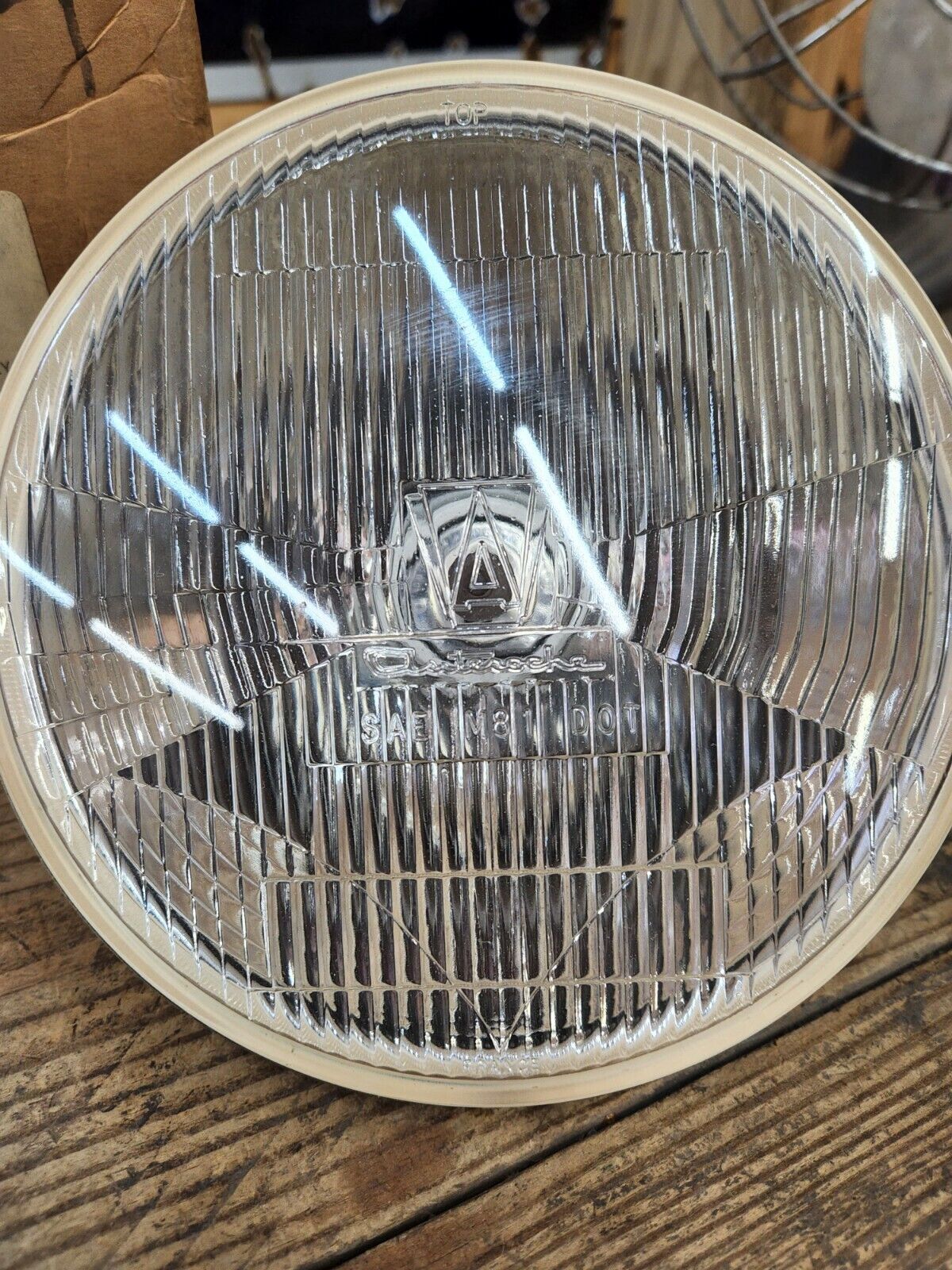 NOS OEM 1983-2002 Harley Davidson FLH Touring 7" HEADLIGHT HEADLAMP & BULB