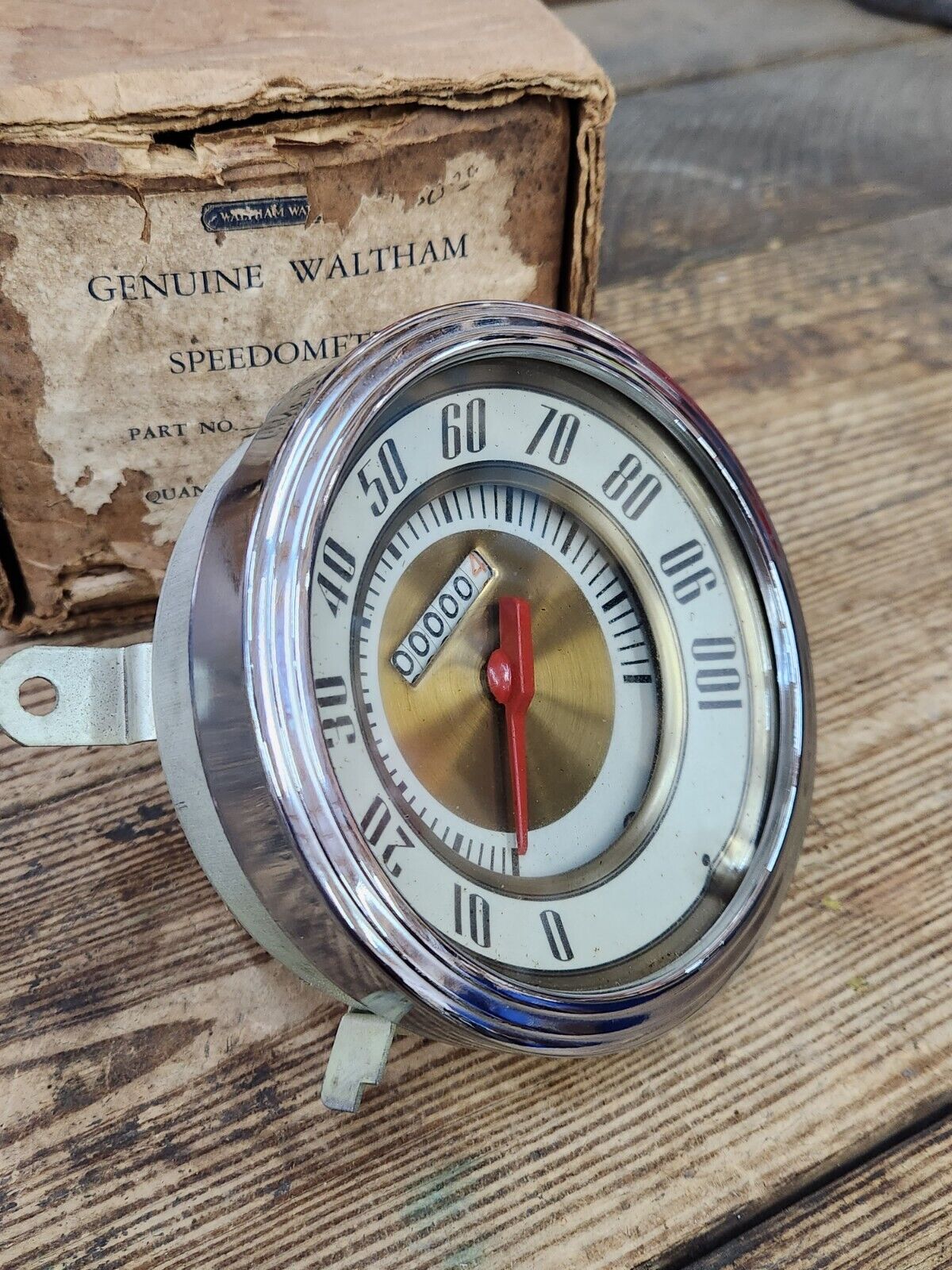 NOS 1942 Ford Woodie Wagon Speedometer Clock Ford Vintage Dashboard Speedo