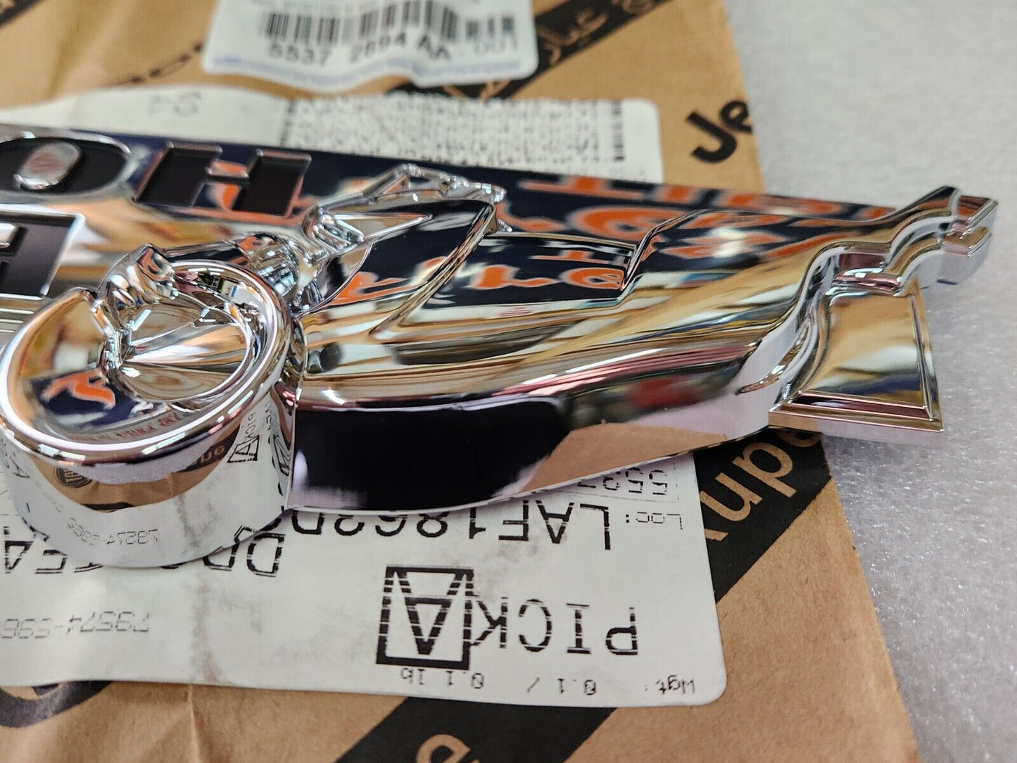 2008-2020 Dodge Ram Rear Tailgate Chrome Big Horn Emblem Lower Right 55372894AA