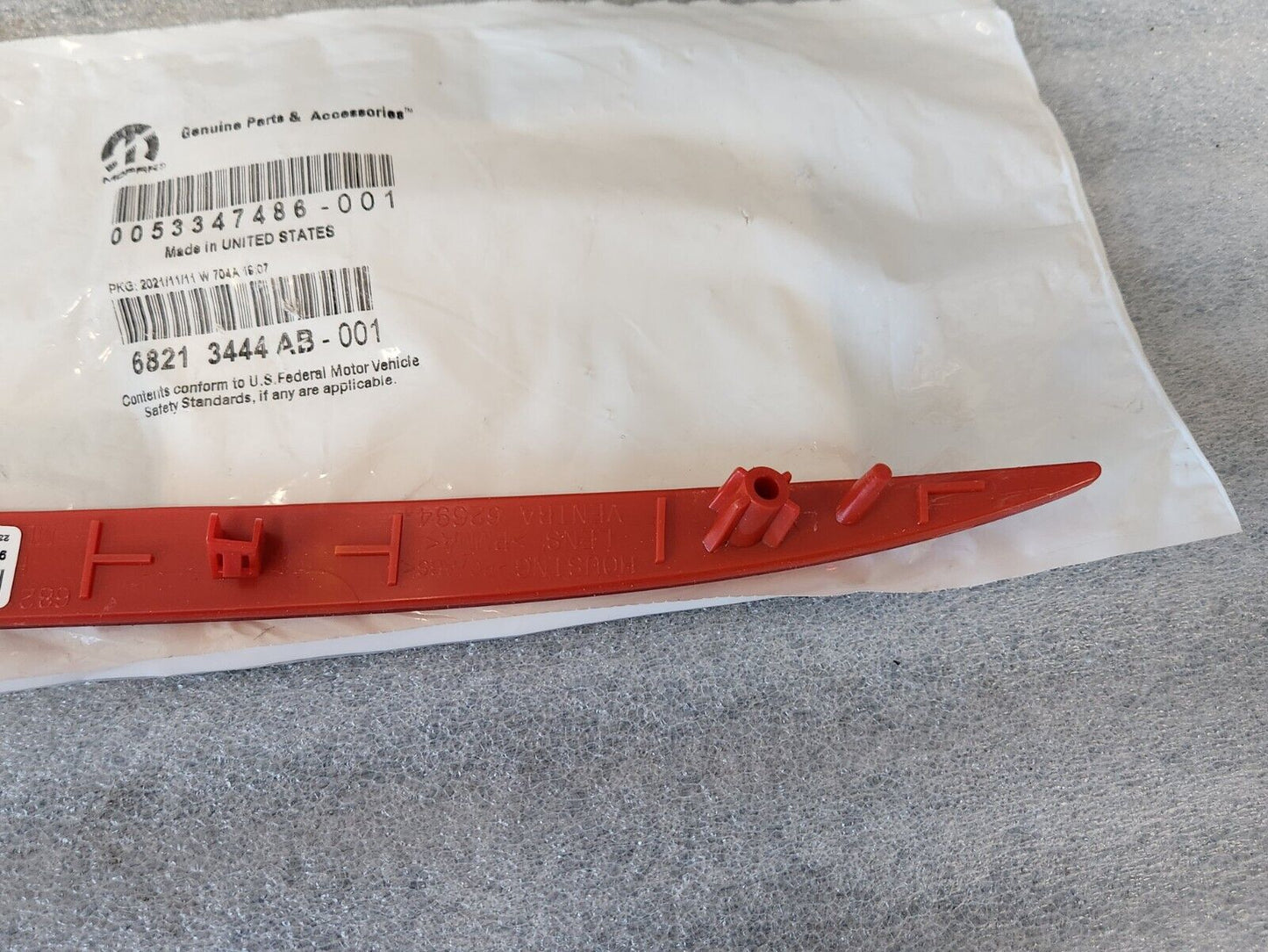 NEW OEM 2015-2023 Chrysler 300 Right Rear Bumper Red Reflector Light 68213444AB