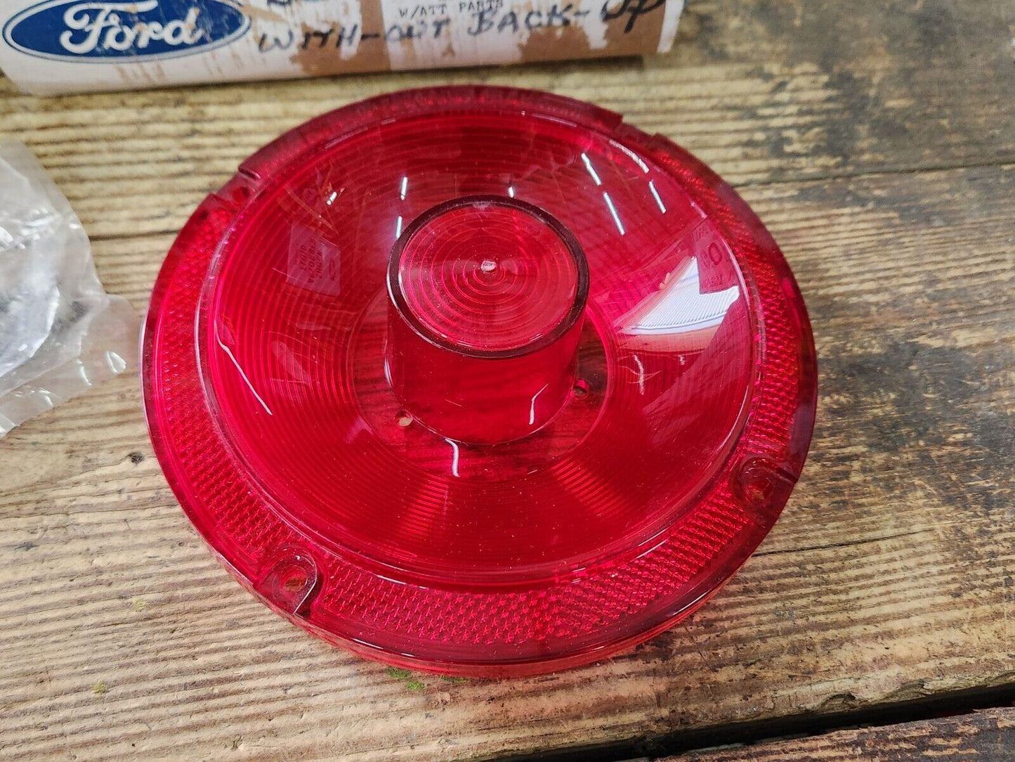 NOS OEM 1966 66 FORD FALCON C6DZ-13450-C TAIL LIGHT LAMP LENS PAIR NIB