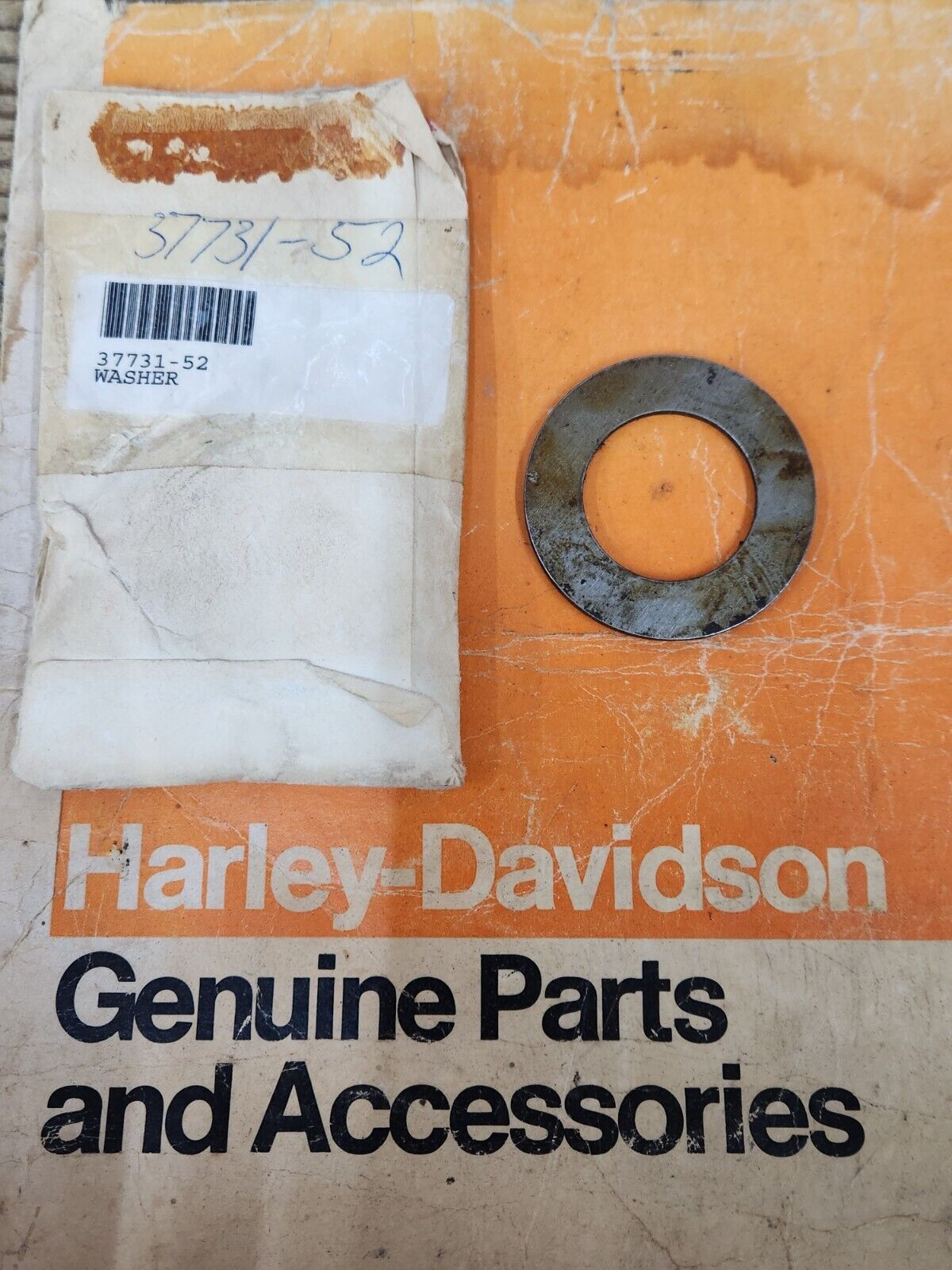 NOS Harley Davidson Clutch Hub Thrust Washer .0955 57-70 XL, 52-56 K  # 37731-52