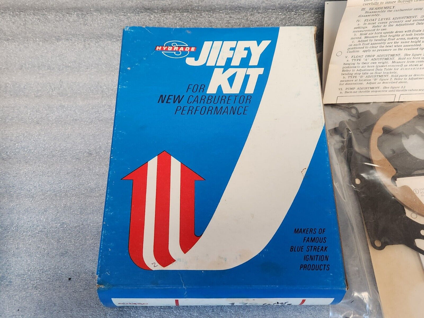 NEW NORS 1955 56-61 CHEVY CARBURETOR REBUILD KIT CARTER WCFB 4BBL ** USA MADE **