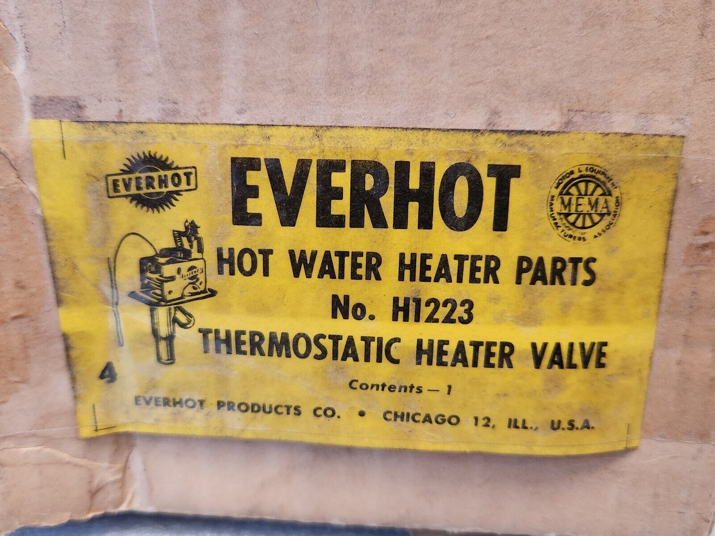 NEW Heater Control Valve on Firewall 1953-1956 Ford 1955-1957 T-Bird H1223