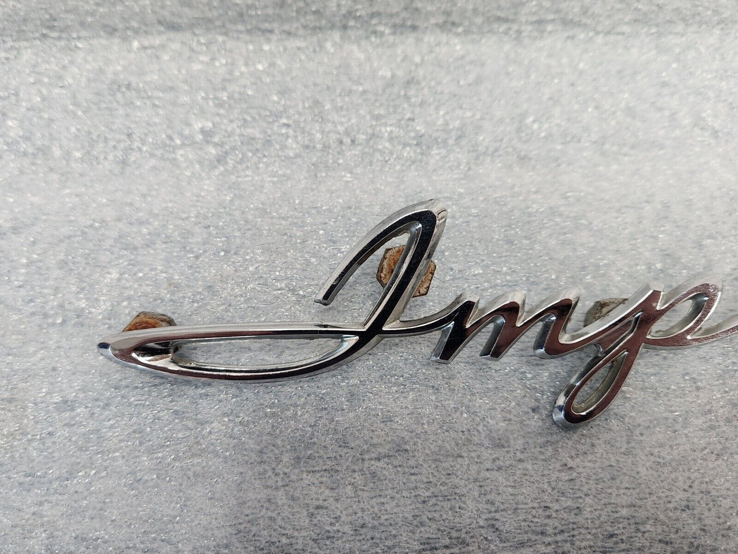 1962 Chevy Impala Rear Quarter Panel Emblems Scripts Deer Set Of 4 OEM GM