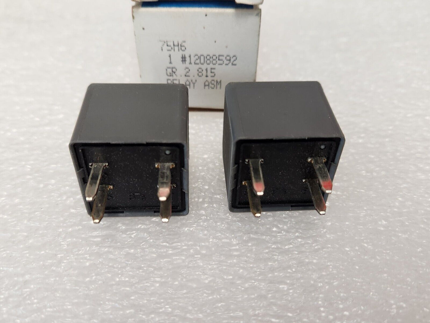 NEW NOS OEM PAIR Potter & Brumfield GM Chevy GMC relay VF28-11F14-Z01 12088592