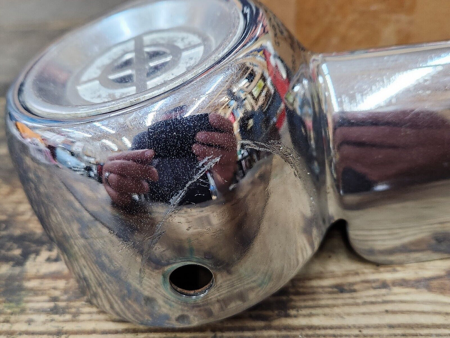 1958 FORD FAIRLANE 500 SKYLINER FRONT GRILLE BAR CENTER GUARD ORNAMENT