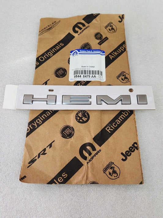 NEW GENUINE 2020-2024 Dodge Durango R/T Silver HEMI Fender Nameplate OEM Mopar