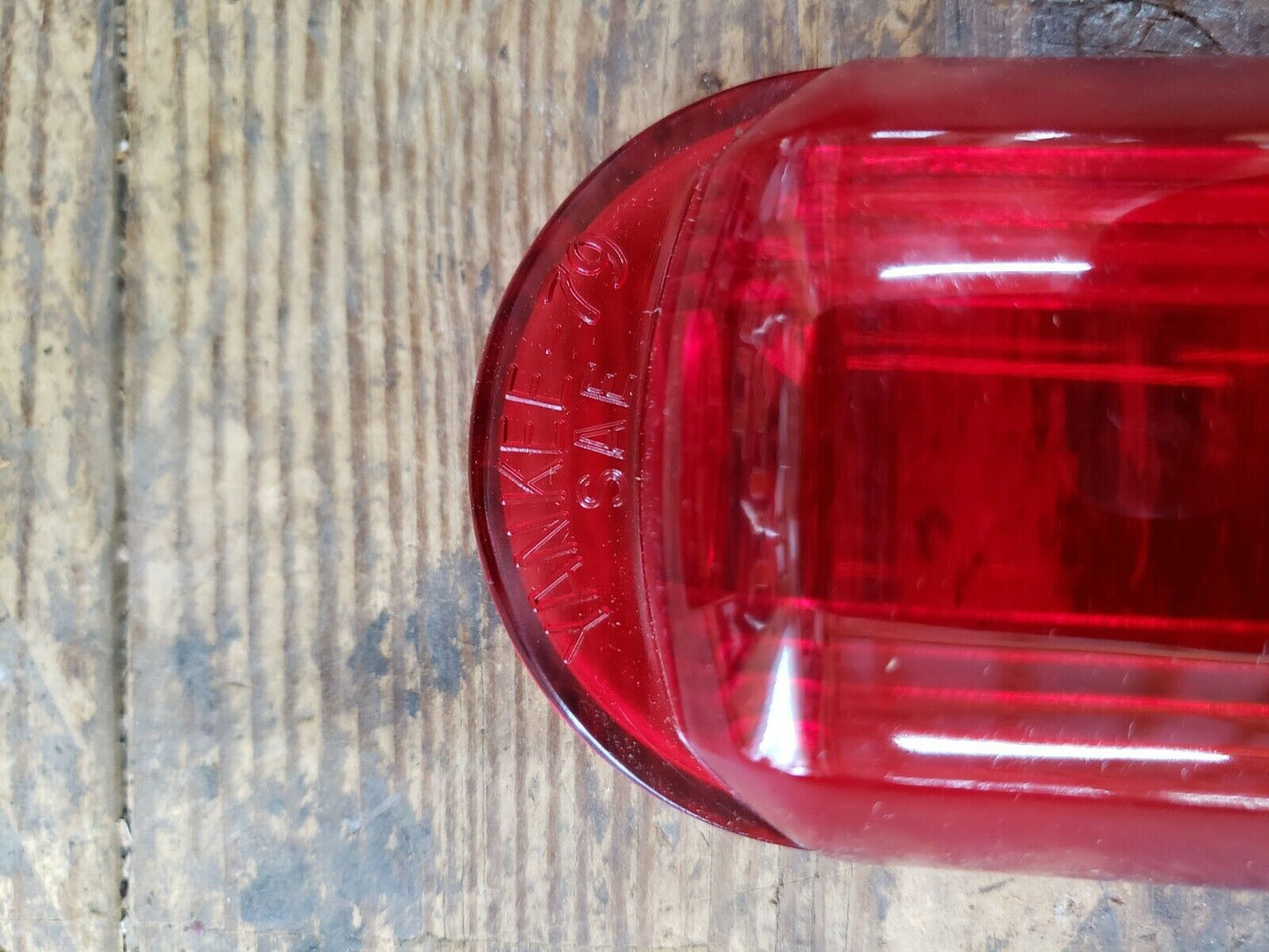 NOS vintage pair Yankee 79 Red Lens Marker Lamp Lights Travel Trailer Truck