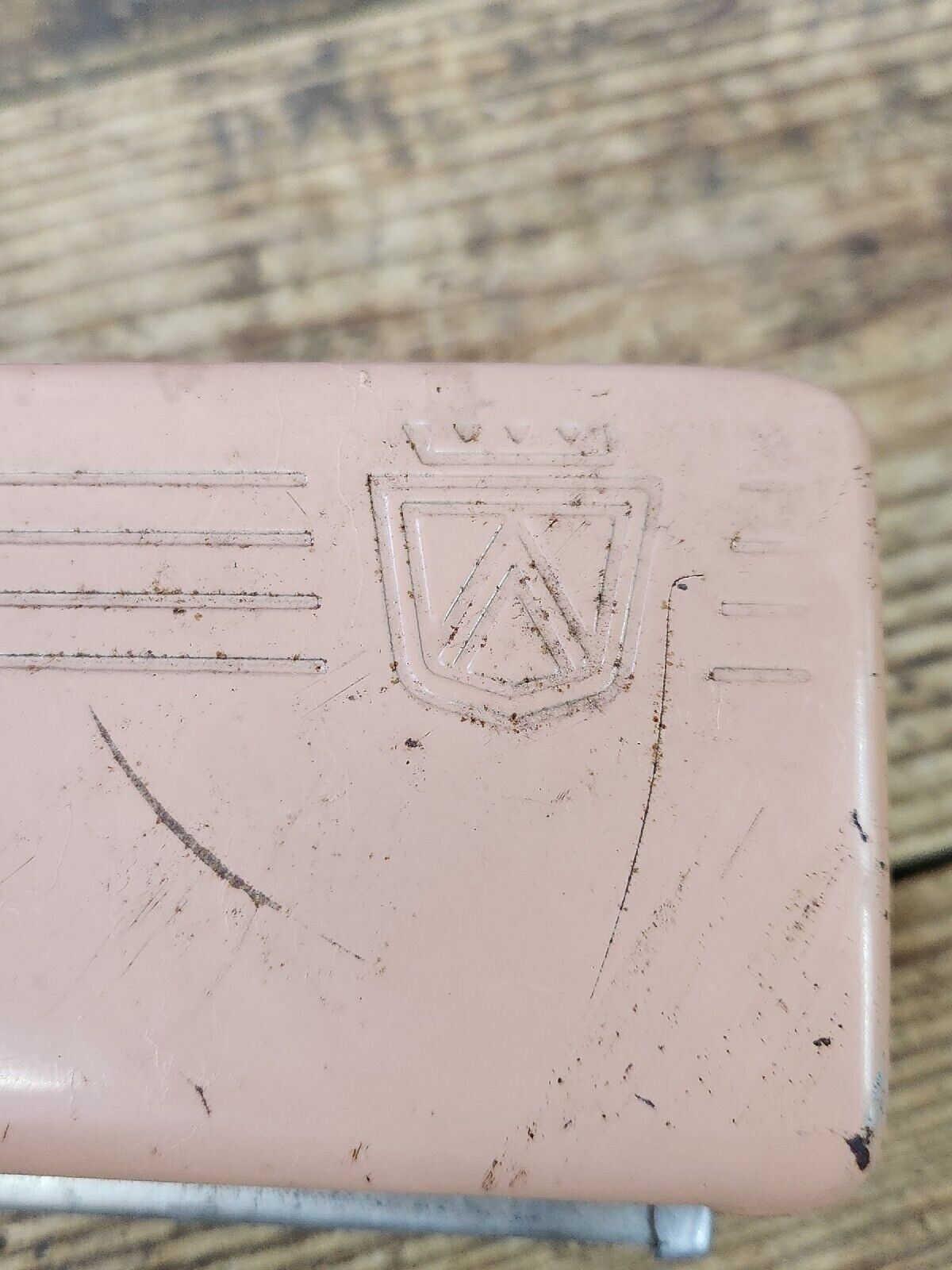 1955 1956 Ford Customline 4 door interior front seat back rest ash tray insert