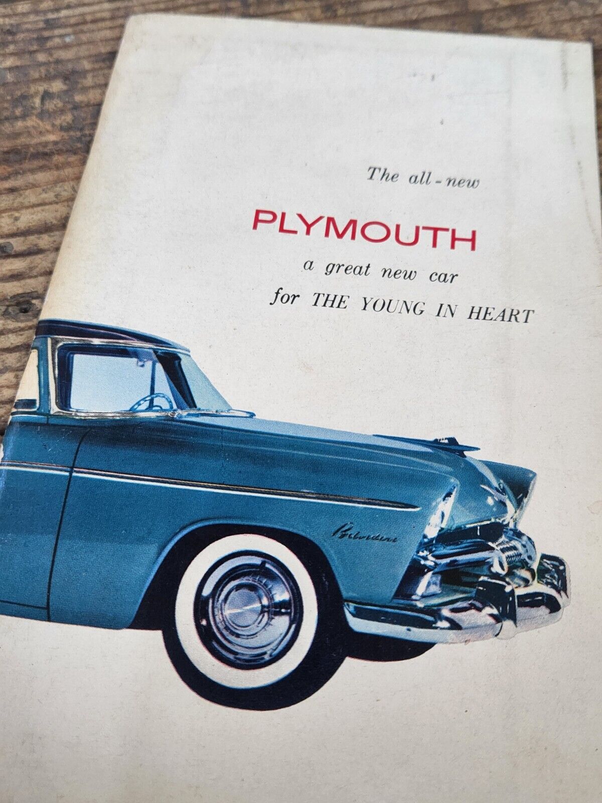 1954 PLYMOUTH OWNERS MANUAL FIRST EDITION P55101 GREAT CONDITION COMPLETE