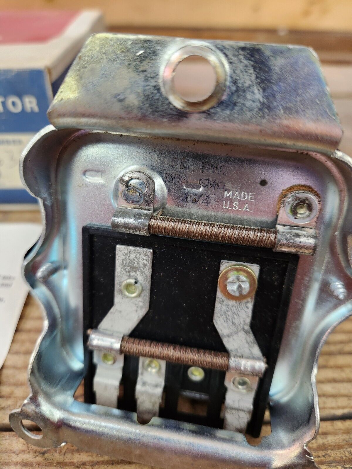NEW 1963-1968 PONTIAC 1963 TEMPEST VOLTAGE REGULATOR MFG #9112 NORS USA MADE