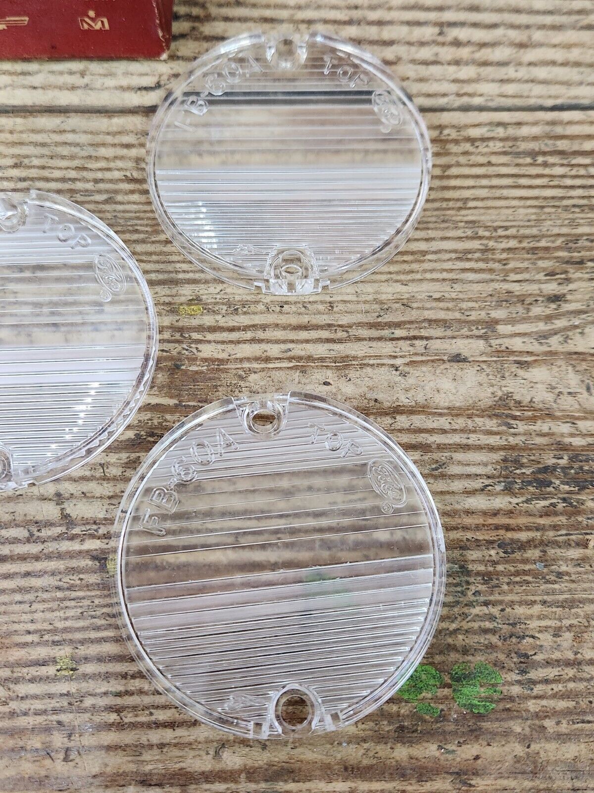 5 NOS 1960 Ford Fairlane Galaxie Backup Lamp Light Lens C0AF-15514-C Lot Of 5