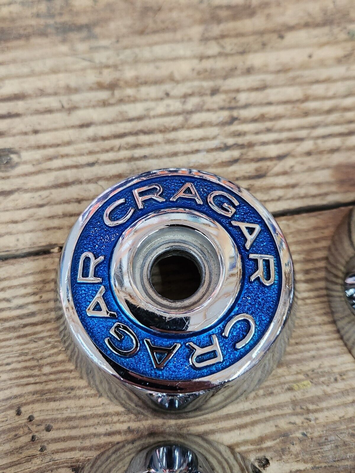 NOS Cragar 29094 Center Caps For Wire Basket Wheels Diameter 2 3/4” Set Of 4 NEW