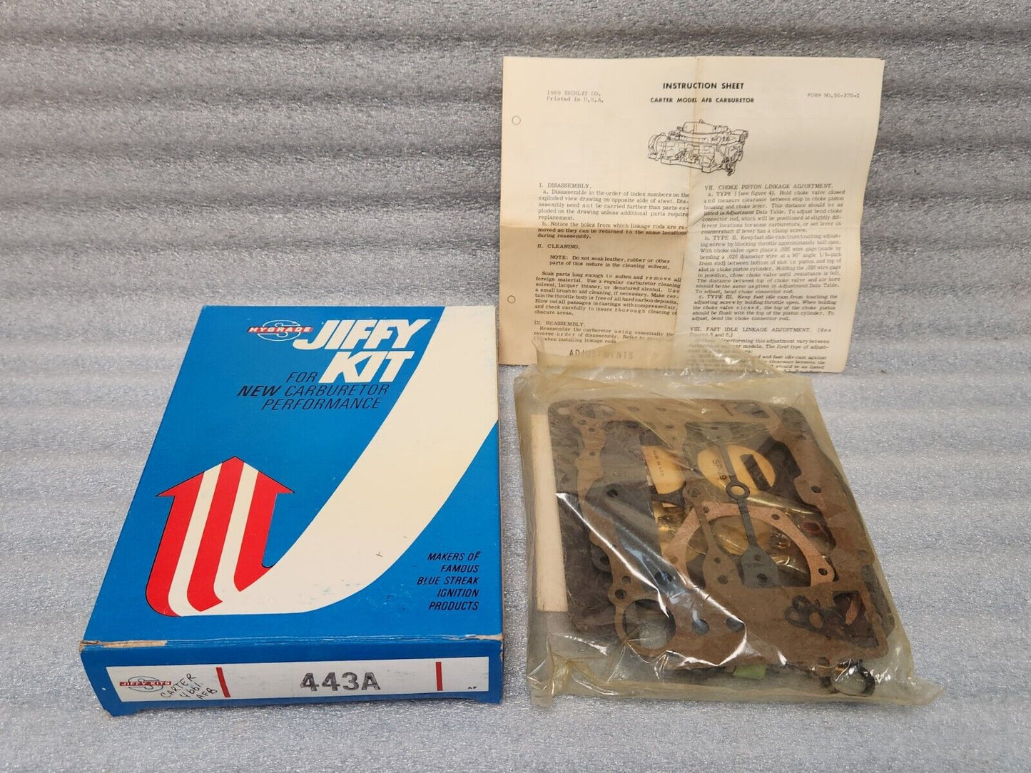 NEW Carter AFB 4 BBL V8 Carburetor Rebuild Repair Kit 1959-67 Lincoln 57-60 Ford