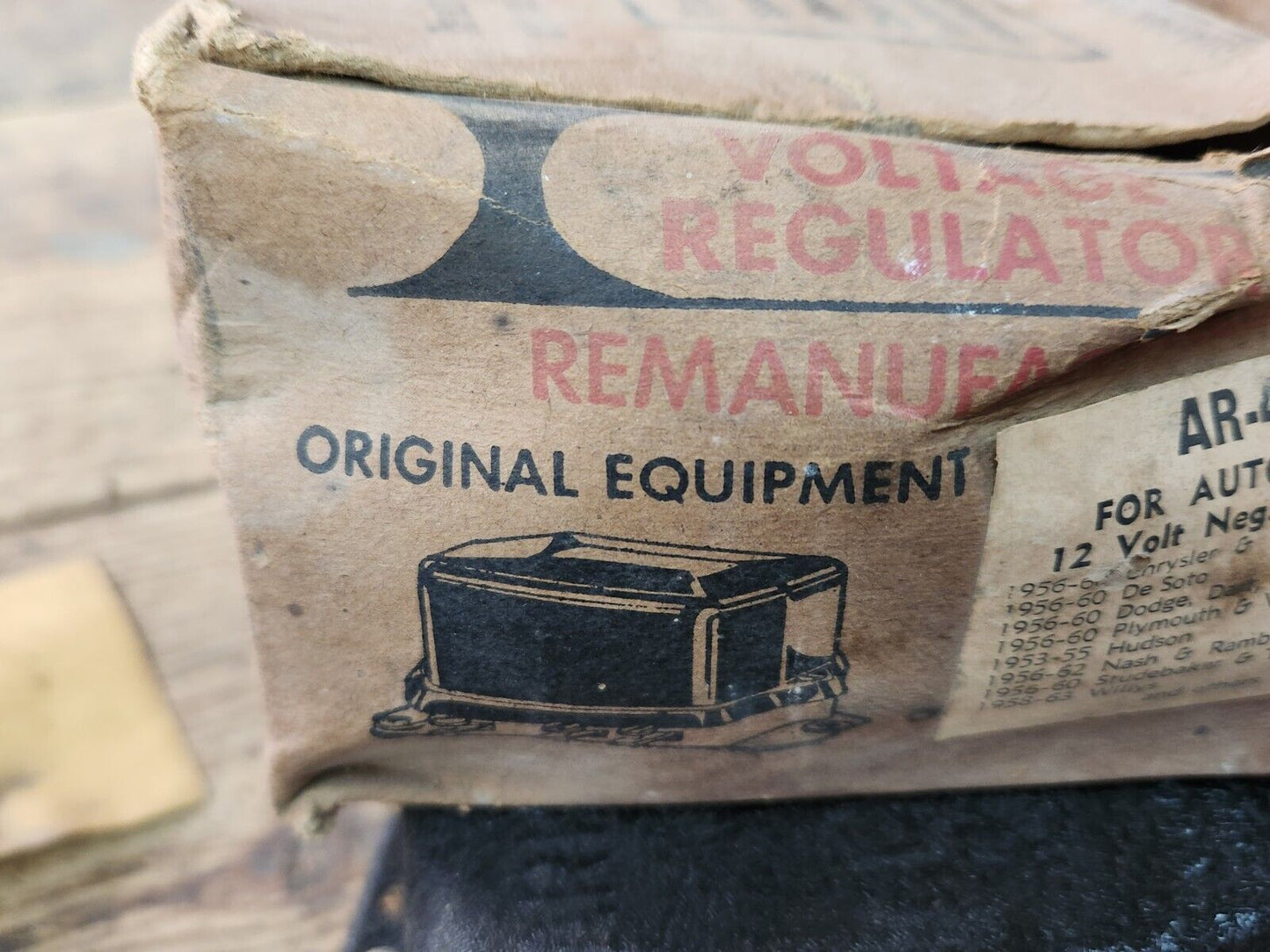 58-63 Willys 53-55 Hudson56-62 Nash 56-60 Mopar Voltage Regulator Reman 1662137