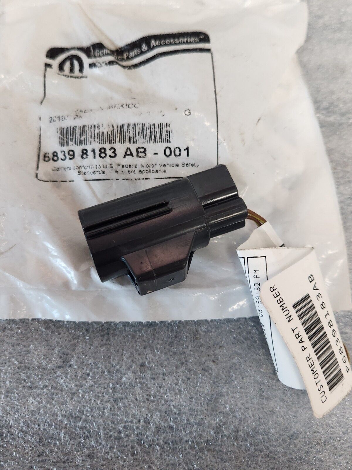 NEW Genuine Mopar 2019-2024 RAM 2500 3500 Jumper Wiring 68398183AB