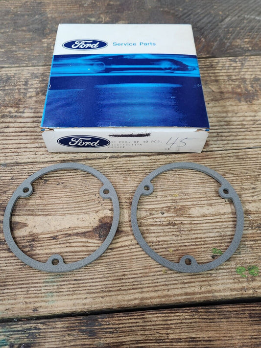 NOS 1961 1962 1963 1964 1965 FORD F100 F250 PARKING LAMP LENS GASKETS PAIR