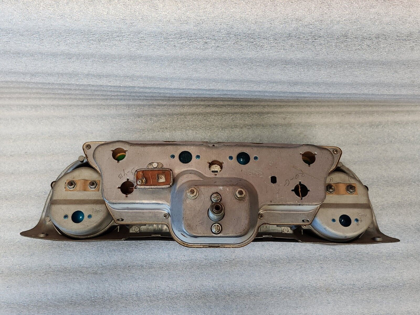 1963 1964 Ford Galaxie 500 speedometer and instrument cluster Dash Gauges Black