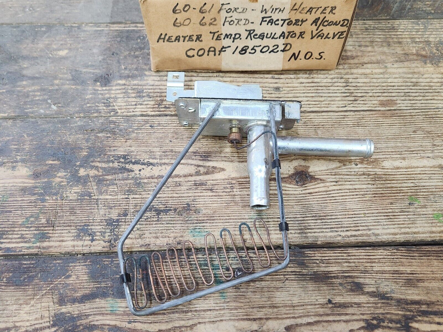 NOS Heater Control Valve Ford Merc C0AF-18502-D E 1960-62 W/A.C. 1960-61 W/O AC