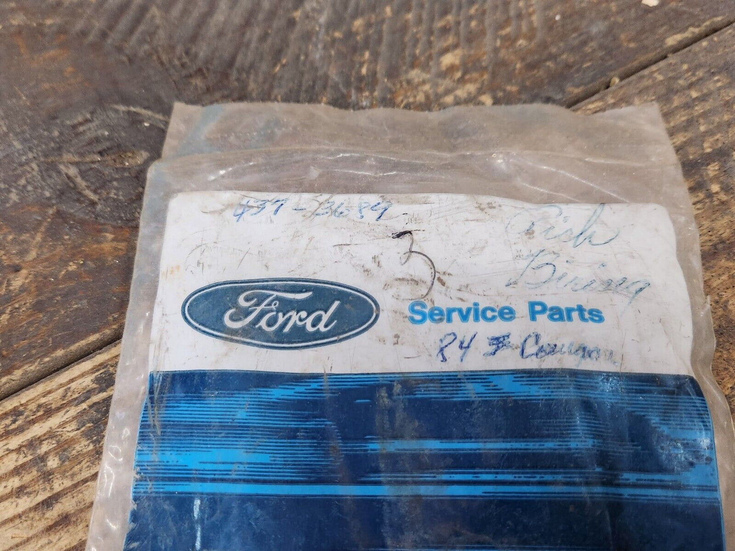 NOS OEM 1979 - 1984 FORD MUSTANG RARE FACTORY RADIO DELETE BLOCKOFF PLATE PANEL