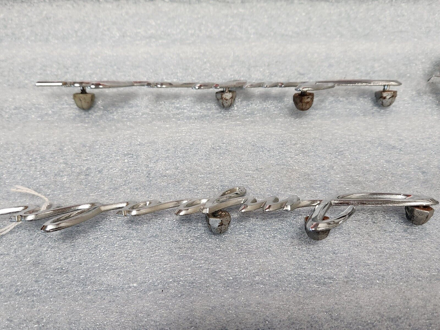 1962 Chevy Impala Rear Quarter Panel Emblems Scripts Deer Set Of 4 OEM GM