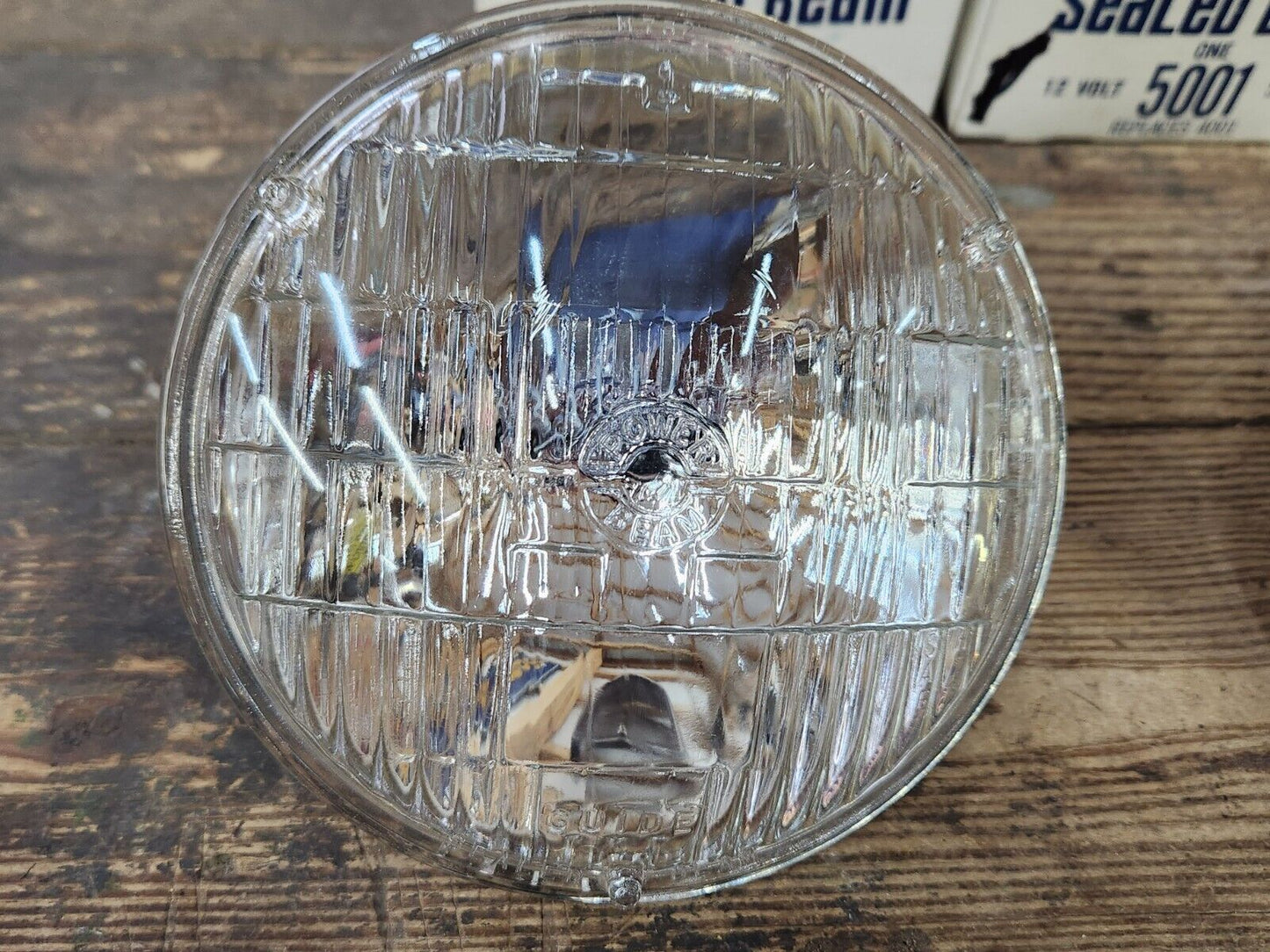 2 NOS AC Guide 5001 Sealed Beam Headlights GM 5965416 4001 12 Volt New OEM H71