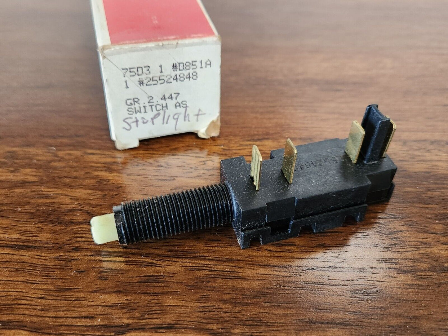 NOS OEM 25524848 Stop Lamp Switch 1984-1989 Chevy Corvette Delco