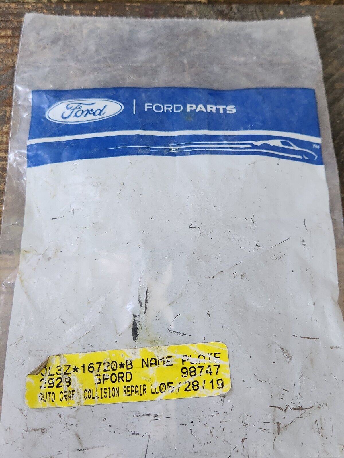 NEW OEM 2018 - 2020 Ford F150 STX Nameplate Emblem LH Driver Side chrome & black