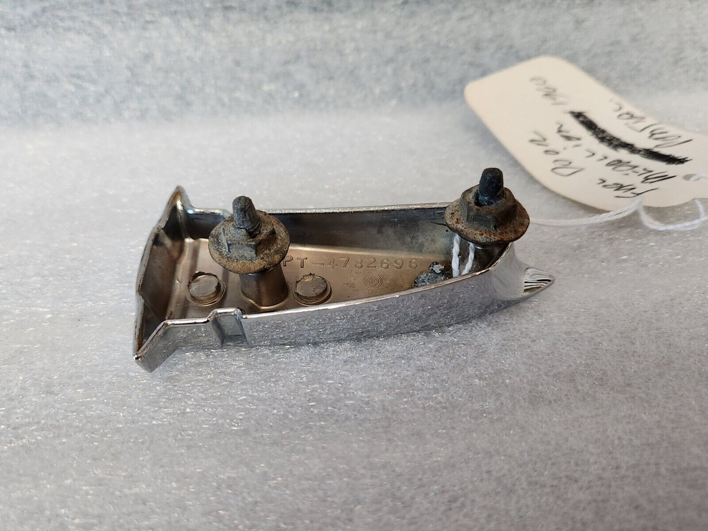 1960 Pontiac Bonneville & Ventura Fuel Door Ornament Emblem Badge OEM 4782696