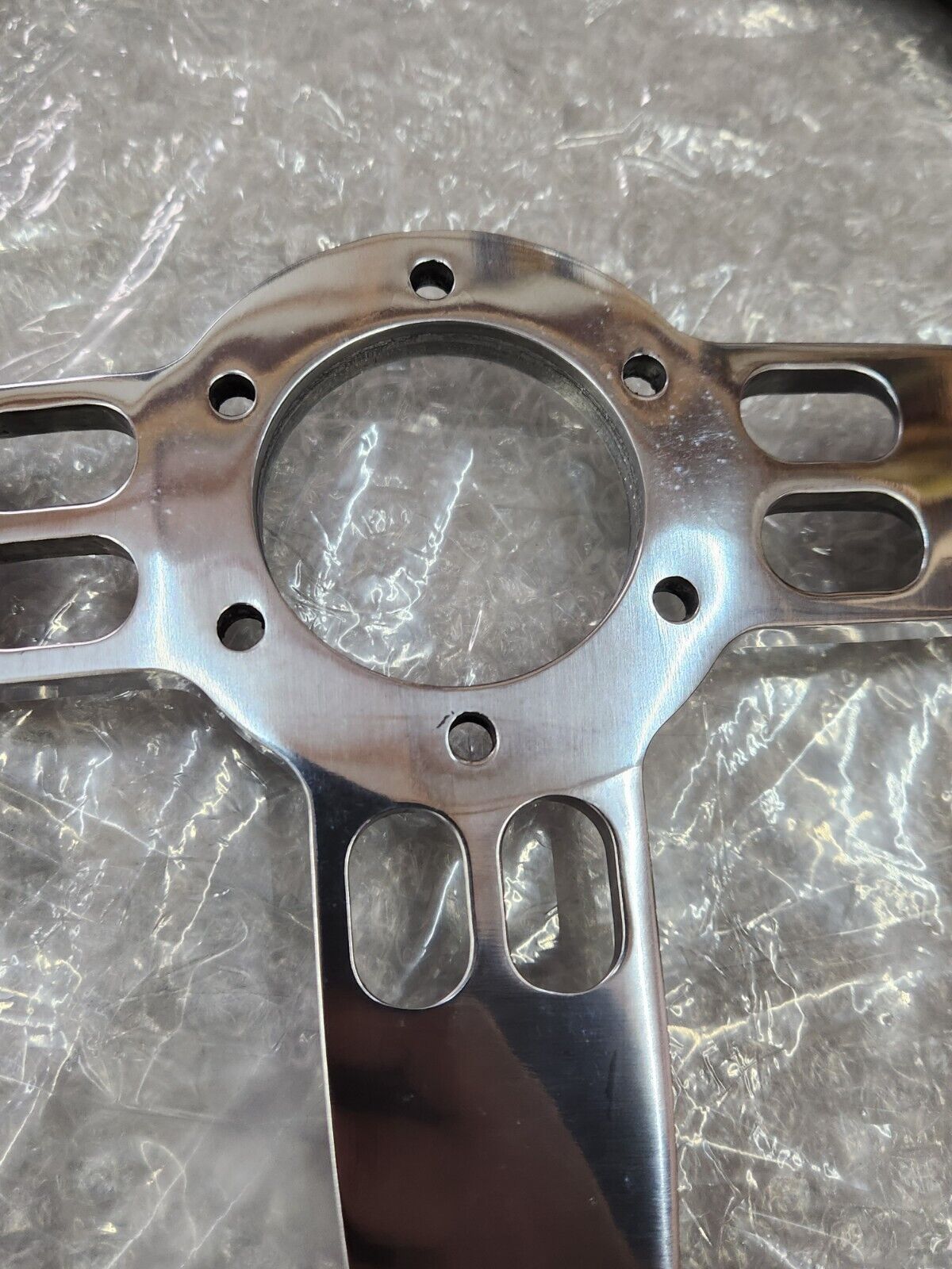 1957 Bel Air 210 150 Nomad Del Ray steering wheel 14" DOUBLE BARREL BILLET NEW