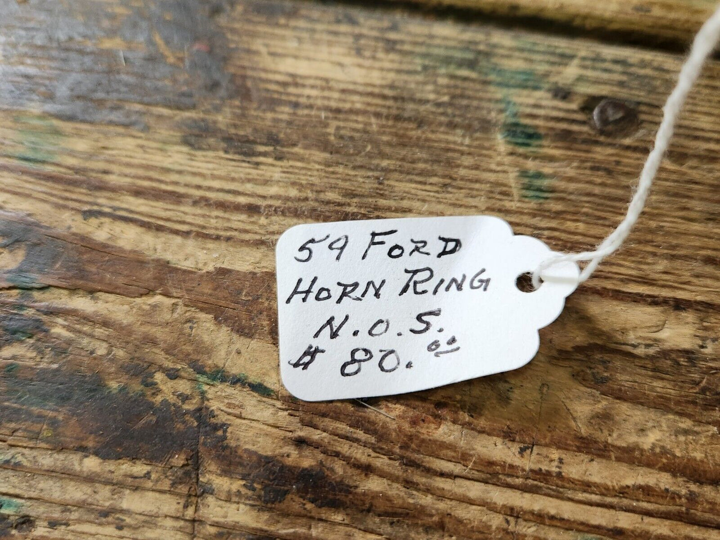 1959 FORD FAIRLANE 500 GALAXIE RANCHERO STEERING WHEEL HORN RING