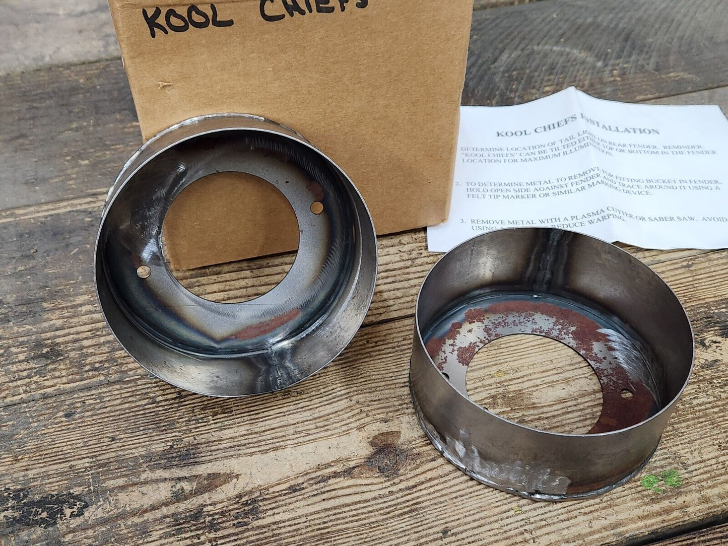 1950 Pontiac Tail Light French Frenching Buckets NEW Hot Rod Custom Kustom