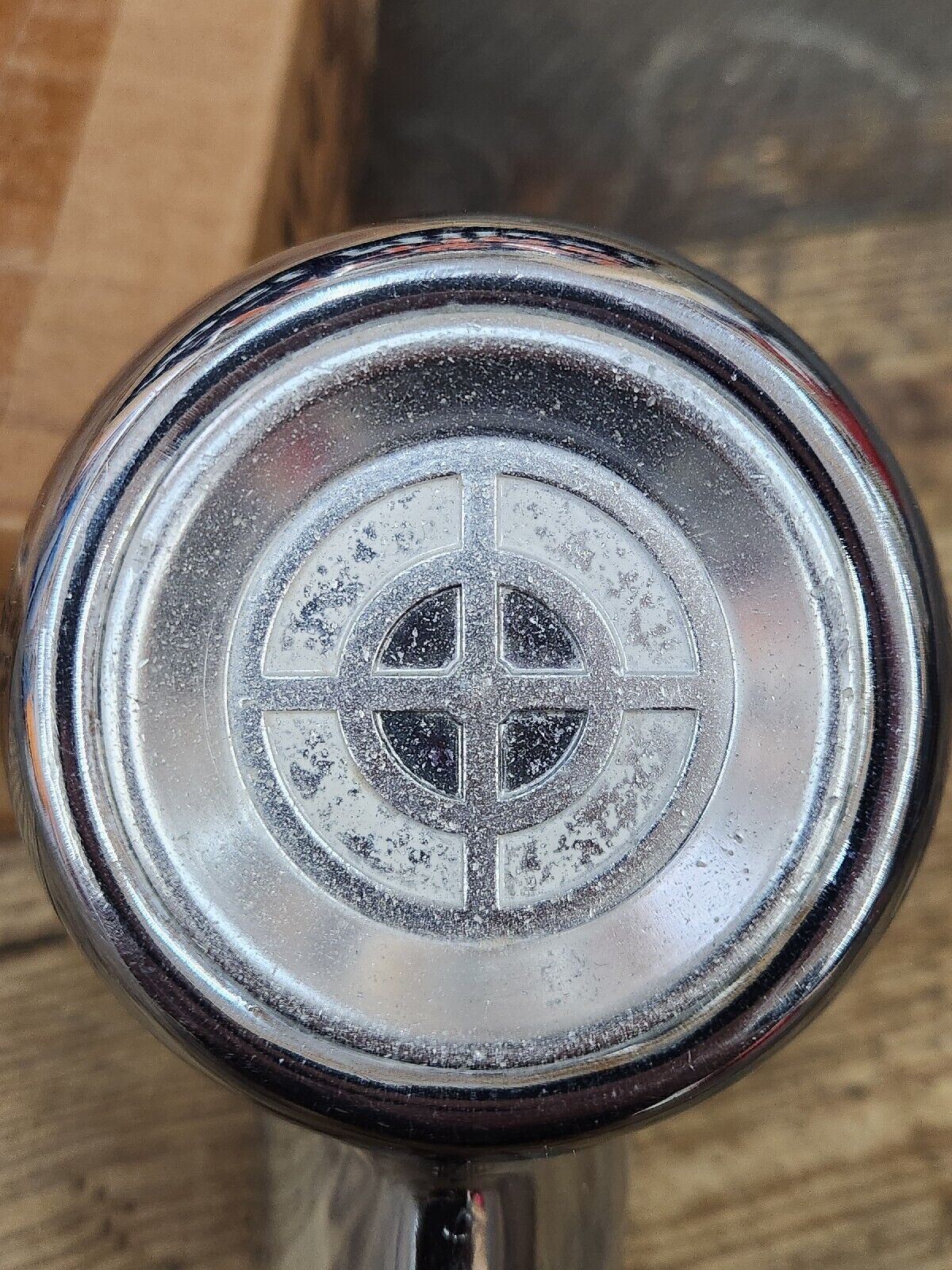 1958 FORD FAIRLANE 500 SKYLINER FRONT GRILLE BAR CENTER GUARD ORNAMENT