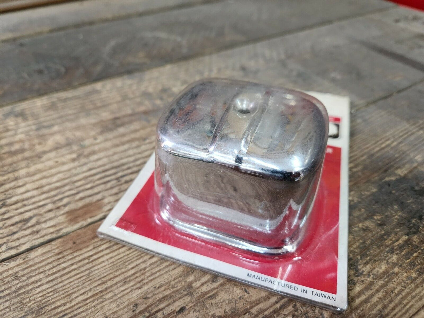 NOS OEM CHROME VOLTAGE REGULATOR COVER 1987 UP HARLEY DAVIDSON 74541-87T