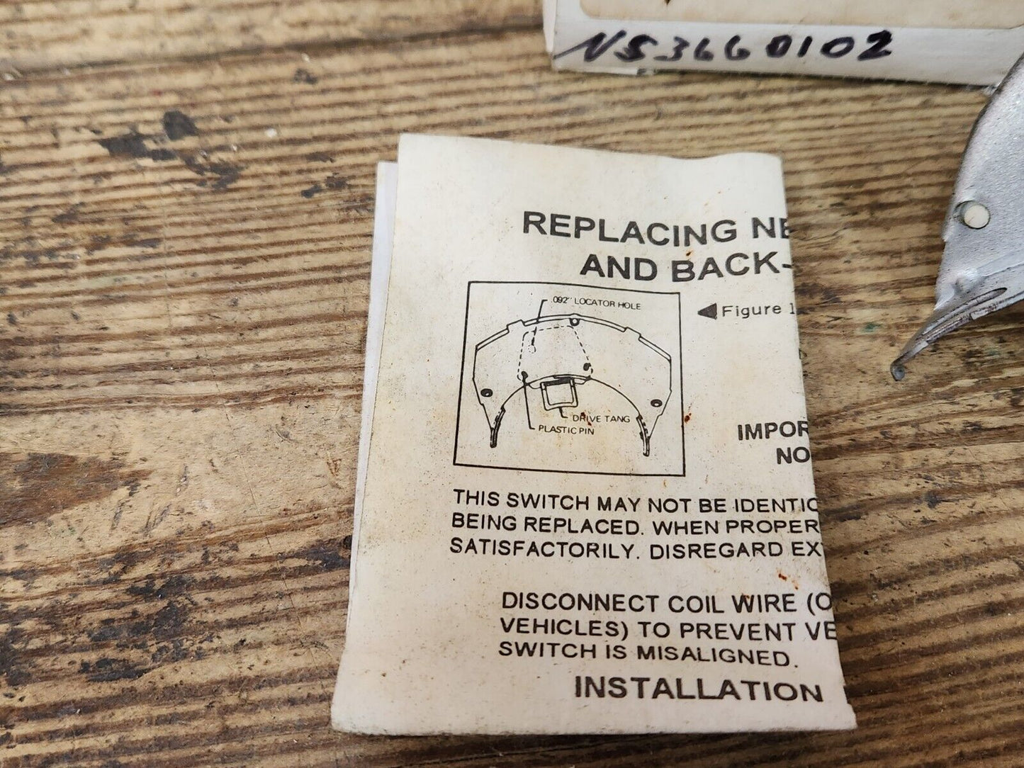 New General NS15 Neutral Switch 1976-80 Chevrolet Blazer C10 K10 FREE SHIPPING