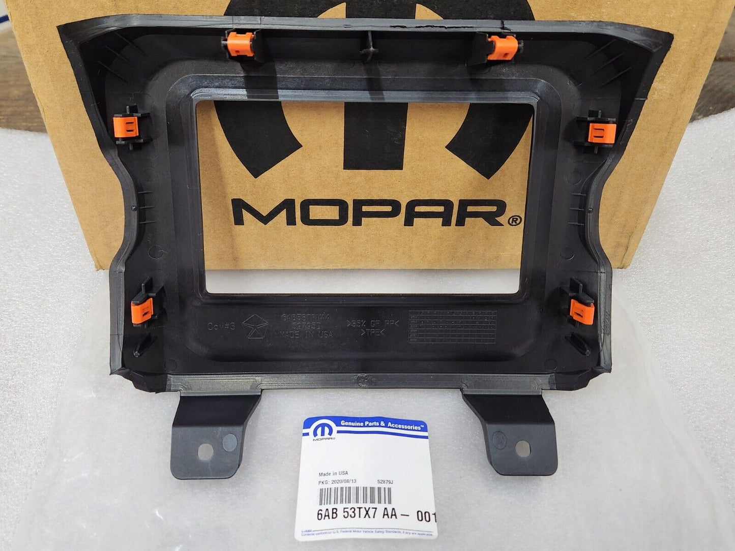 NEW OEM 2018-2023 Jeep Wrangler JL Gladiator JT 7.0" Radio Trim Bezel Surround