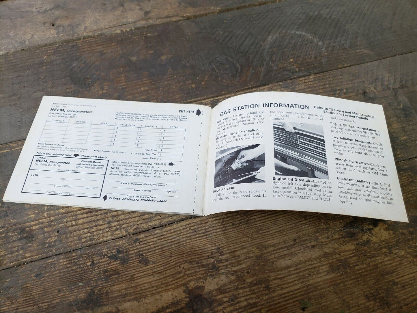 NOS 1975 NOVA OWNER'S MANUAL PT 352606 A FIRST EDITION  CHEVY CHEVROLET OWNERS
