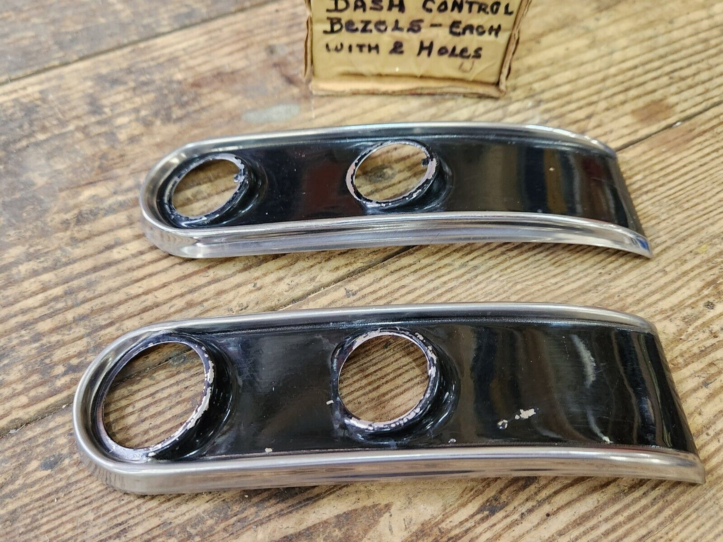 1953 Ford Crestline Customline Interior Dash Controls Bezel Finish Panel Plates