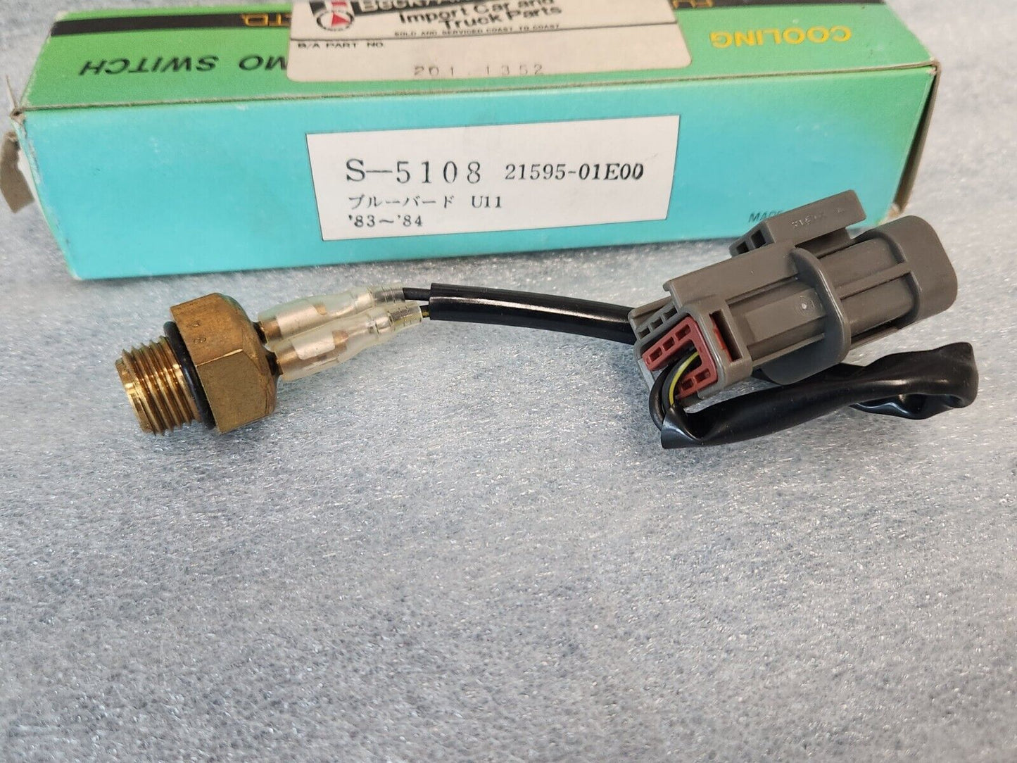 NEW NOS Cooling Fan Switch Lower for NISSAN  Beck/Arnley 201-1352 Japan