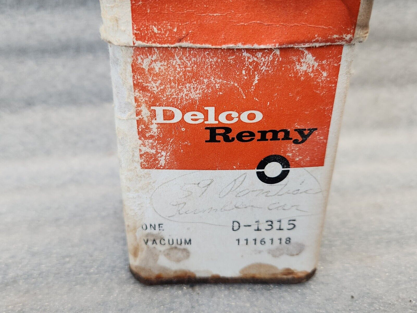 NOS OEM DELCO REMY 1957 1958 CHEVY CORVETTE VACUUM ADVANCE D1315 1116118