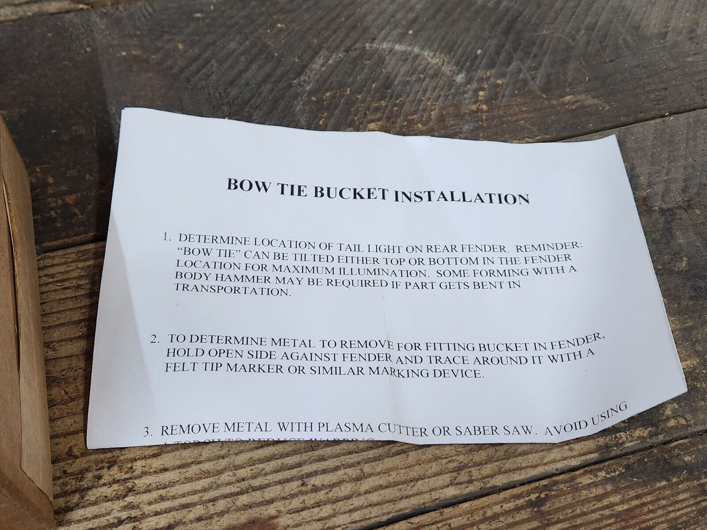 1941-1948 Chevy Tail Light French Frenching Buckets NEW Hot Rod Custom Kustom