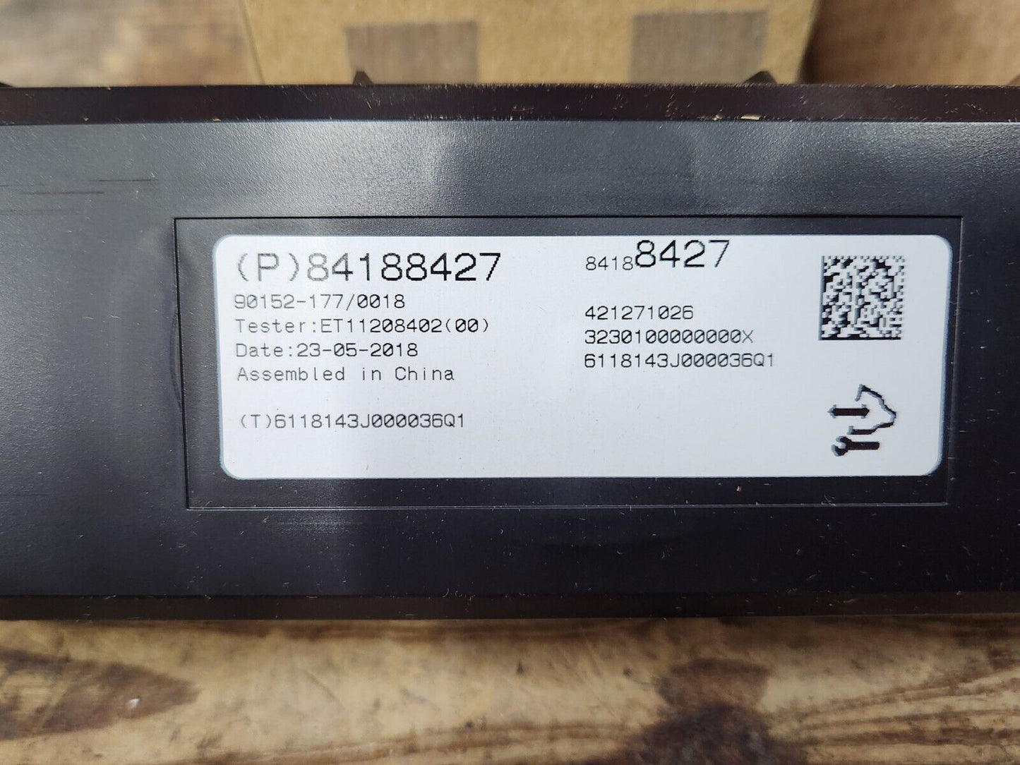 NEW NOS GENUINE GM 2017-19 Buick LaCrosse Heating & A/C Remote Control 84188427