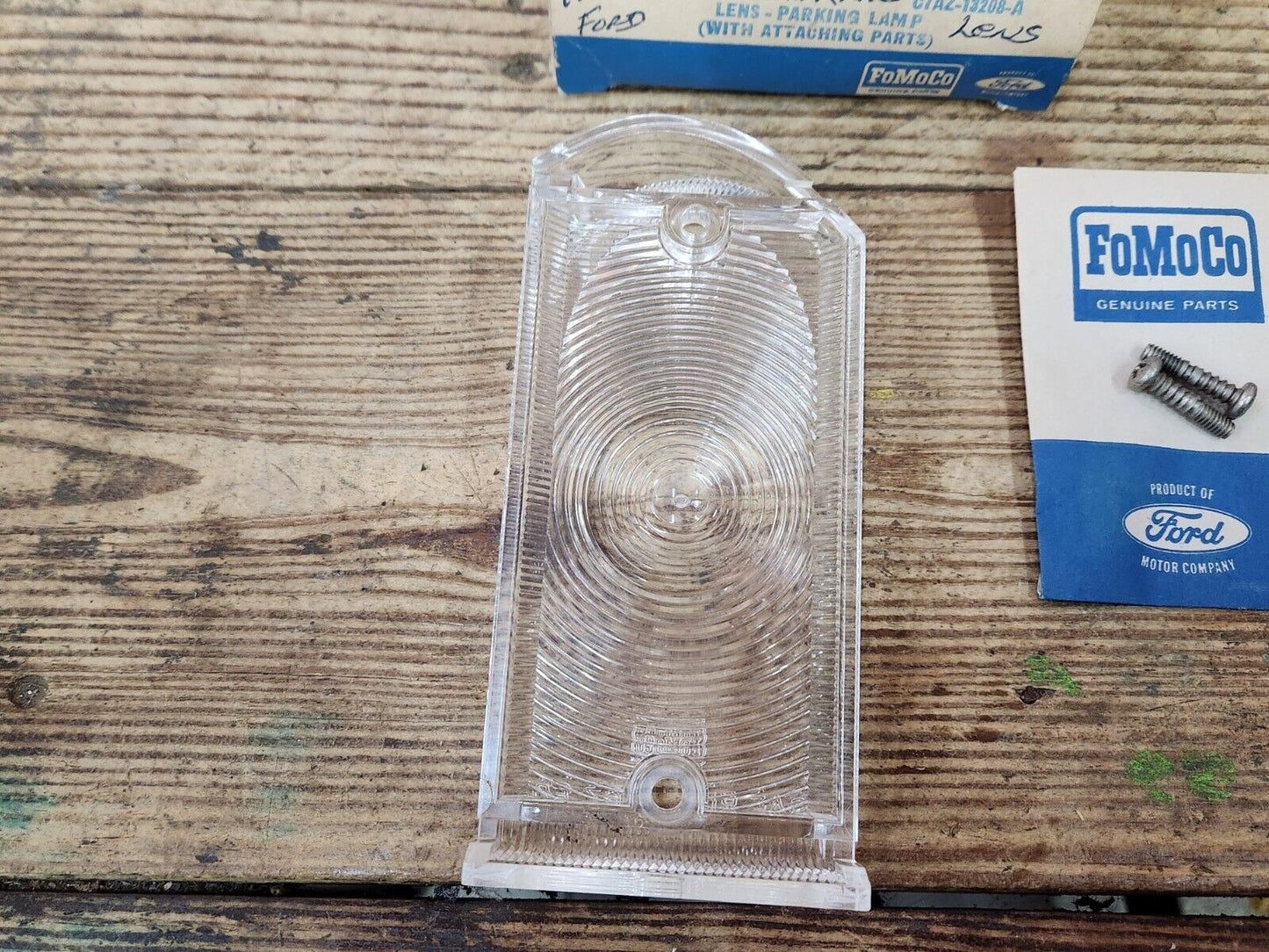 NOS OEM 1967 Ford Galaxie 500 XL LTD RH Parking Lamp Lens C7AZ-13208-A