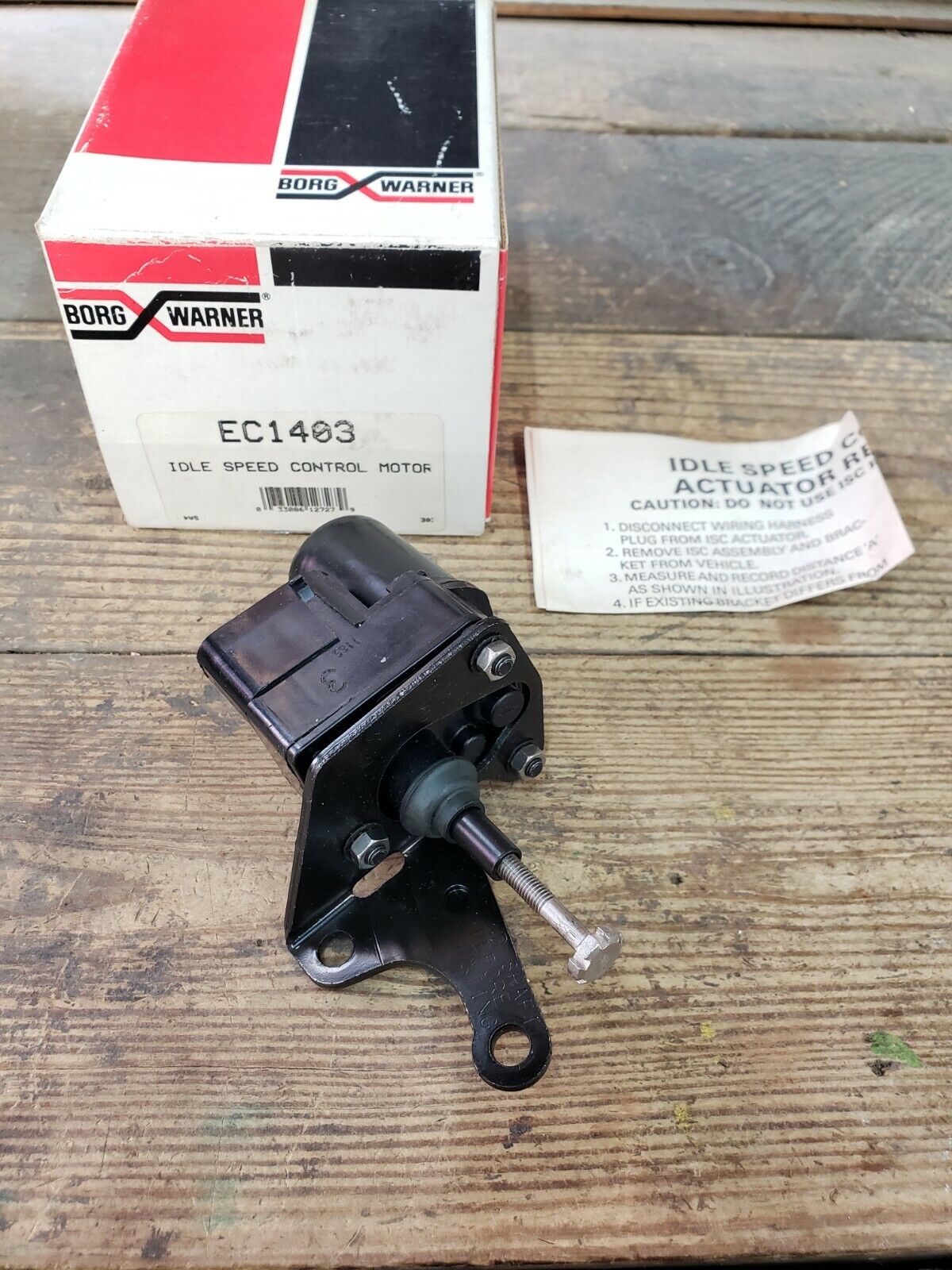 NOS EC1403 BORG WARNER GM DODGE JEEP PONTIAC RENAULT IDLE SPEED CONTROL MOTOR