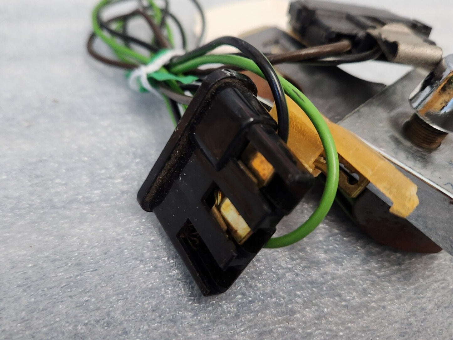 Genuine GM 1963-1967 Pontiac GTO LeMans Rear Speaker Fader Switch & Chrome Bezel